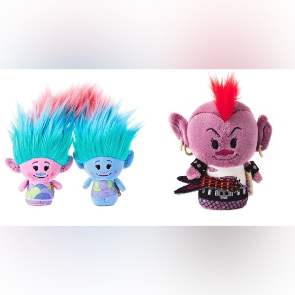 🆕 Hallmark Itty Bittys 🎸 (2) Trolls World Tour